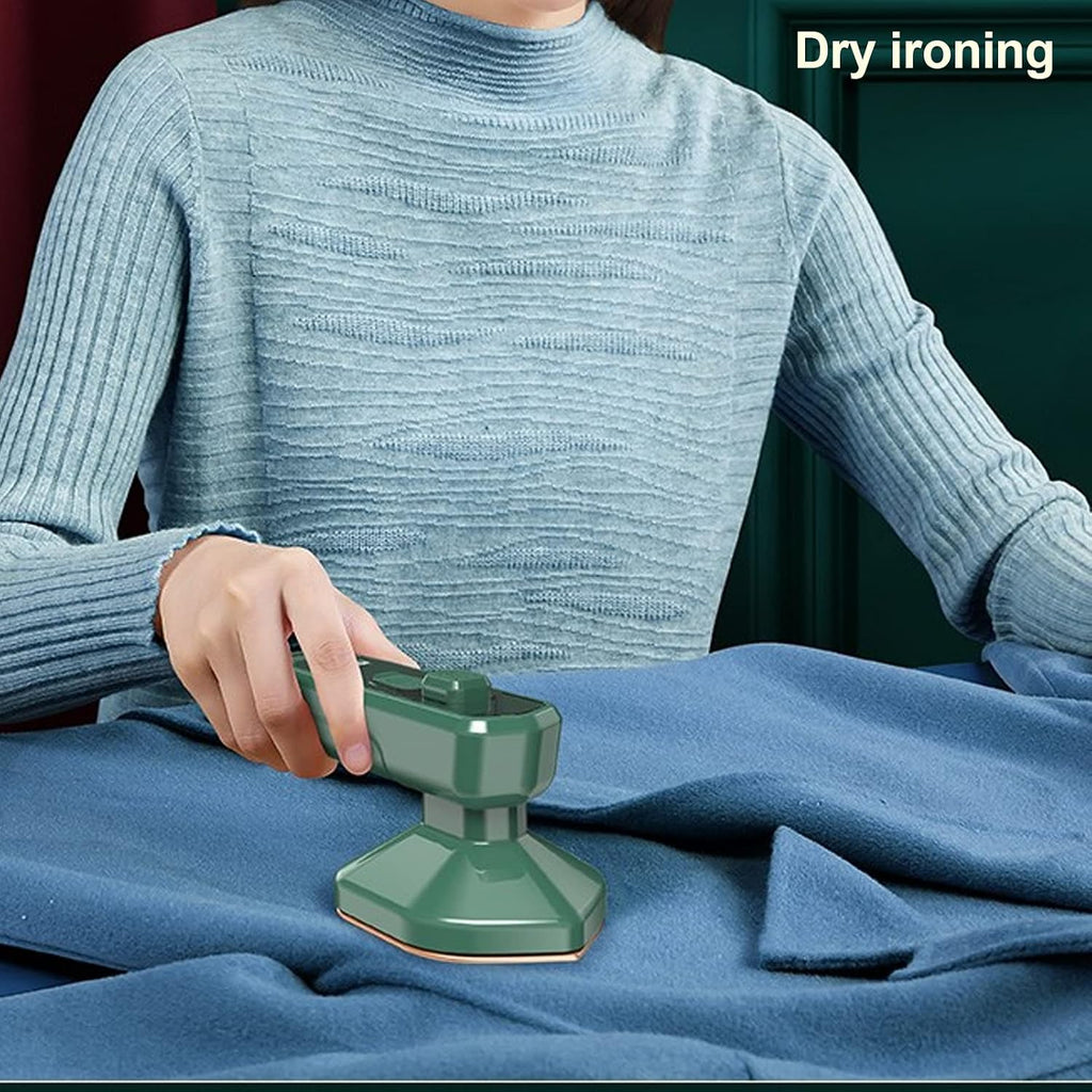 Portable Handheld Mini Steam Iron | Fast Garment Steamer for Clothes | Travel Ironing Machine